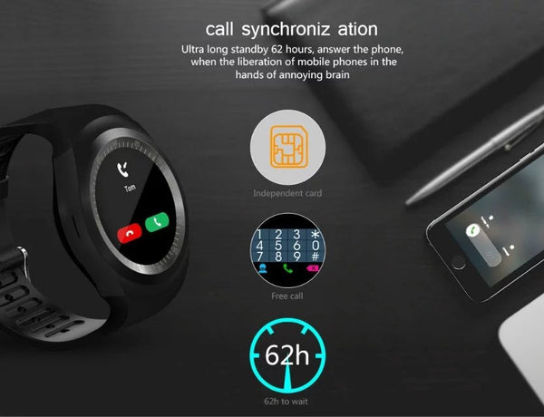 Smart Watch Men & Women Wearable Devices With Sim Card Bluetooth.